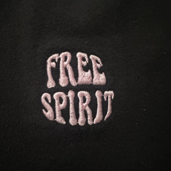 Medium black cropped sweatshirt - Picture 3 of 3